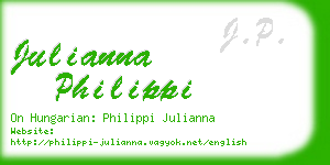 julianna philippi business card